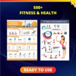 500+ Fitness and Health Infographic Post - Advanced Course for Fitness Coach - Image 2