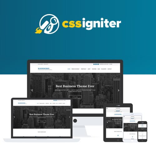 CSS-Igniter-Business3ree-WordPress-Theme.jpg CSS Igniter Business3ree WordPress Theme - Image 1