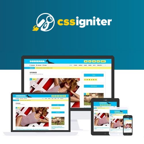 CSS-Igniter-Doberman-WordPress-Theme.jpg CSS Igniter Doberman WordPress Theme - Image 1