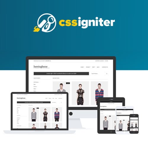 CSS-Igniter-Herringbone-Woocommerce-Theme.jpg CSS Igniter Herringbone Woocommerce Theme - Image 1