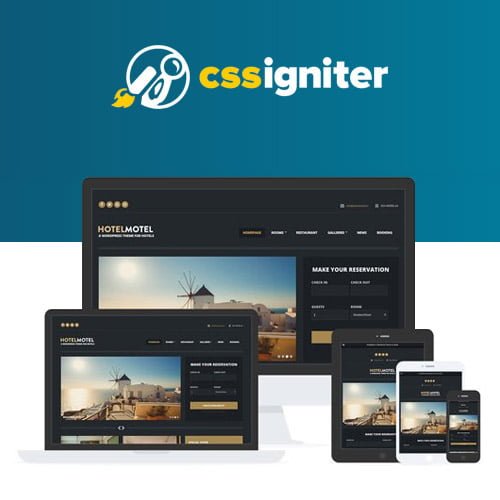 CSS-Igniter-HotelMotel-WordPress-Theme.jpg CSS Igniter HotelMotel WordPress Theme - Image 1