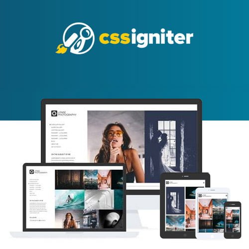 CSS-Igniter-Lense-Photography-WordPress-Theme.jpg CSS Igniter Lense WordPress Theme - Image 1