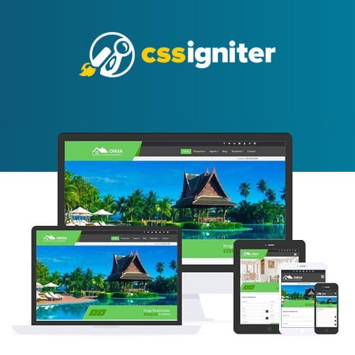 CSS-Igniter-Oikia-WordPress-Theme.jpg CSS Igniter Oikia WordPress Theme - Image 1
