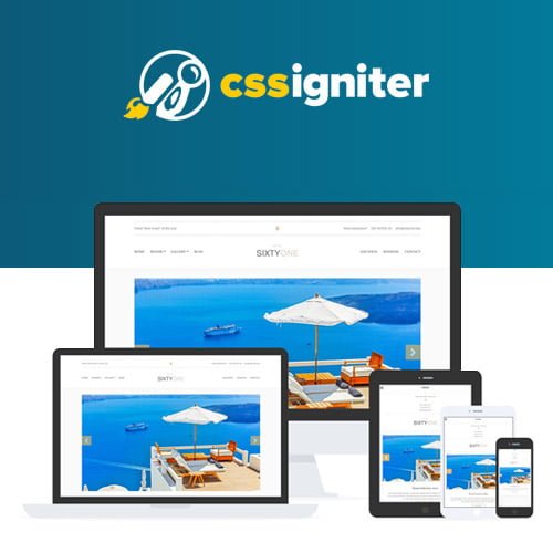 CSS-Igniter-SixtyOne-WordPress-Theme.jpg CSS Igniter SixtyOne WordPress Theme - Image 1