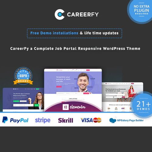 Careerfy-Job-Board-WordPress-Theme.jpg Careerfy - Job Board WordPress Theme - Image 1
