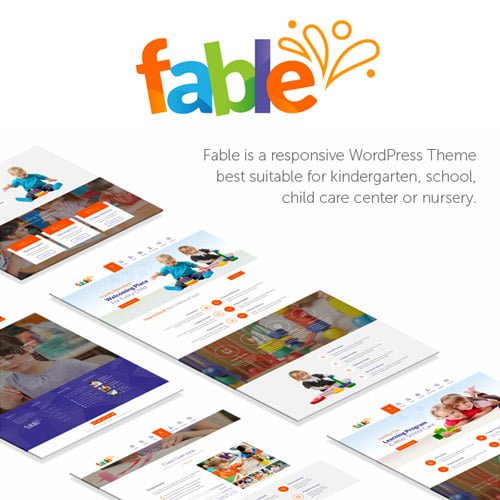Fable-Children-Kindergarten-WordPress-Theme.jpg Fable - Children Kindergarten WordPress Theme - Image 1
