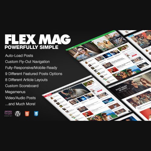Flex-Mag-Responsive-WordPress-News-Theme.jpg Flex Mag - Responsive WordPress News Theme - Image 1