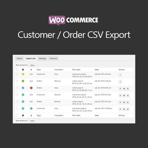 WooCommerce-Customer-Order-CSV-Export.jpg WooCommerce Customer/Order CSV Export - Image 1