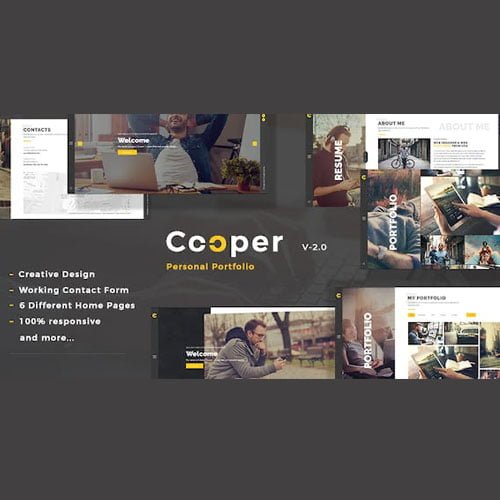 cooper.jpg Cooper - Creative Responsive Personal Portfolio WordPress Theme - Image 1